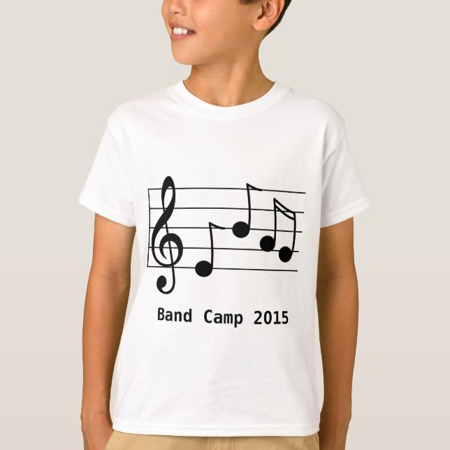 Musical notation Band Camp T-Shirt (Front)