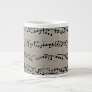 Musical notation classical symphony music notes large coffee mug