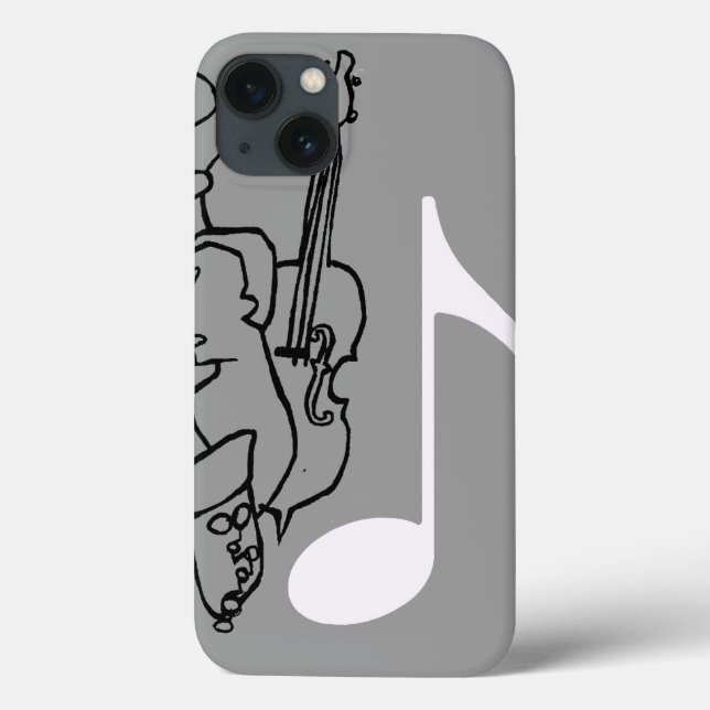 musical note and the band Case-Mate iPhone case (Back)