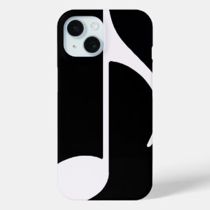 musical note ~ black iPhone 15 case