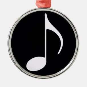 musical note ~ black metal tree decoration