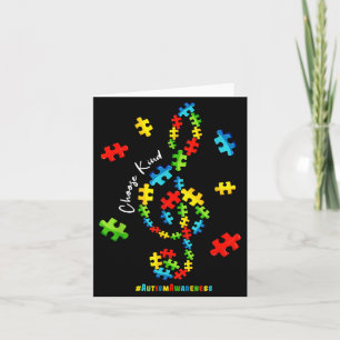 Musical Note Choose Kind Music Teacher Kids Au Card
