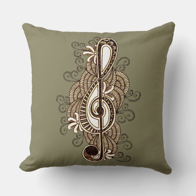 Musical Note Cushion (Front)