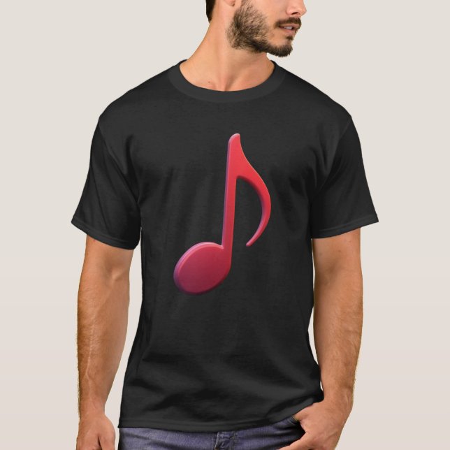 Musical note- eight note T-Shirt (Front)