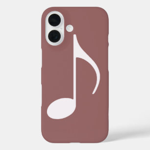 musical note graphic symbol iPhone 16 case