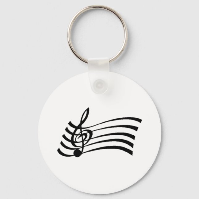 Musical Note Key Ring (Front)