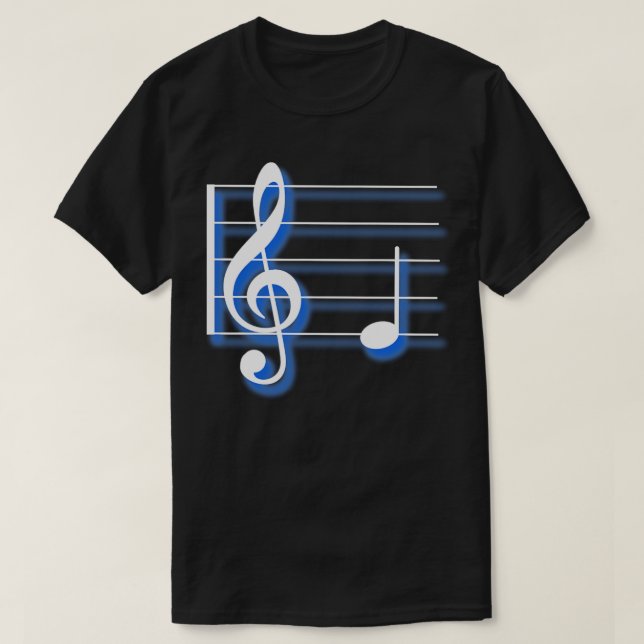 Musical Notes 1 T-Shirt (Design Front)