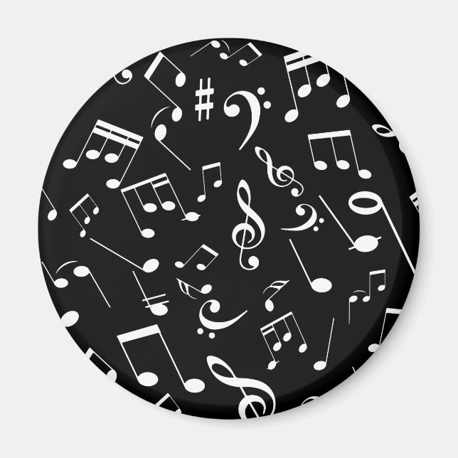Musical Notes 2 Magnet (Front)