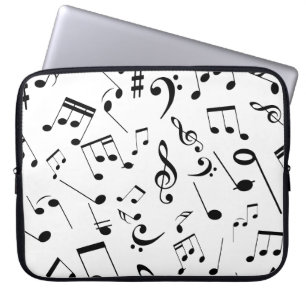 Musical Notes 3 Laptop Sleeve