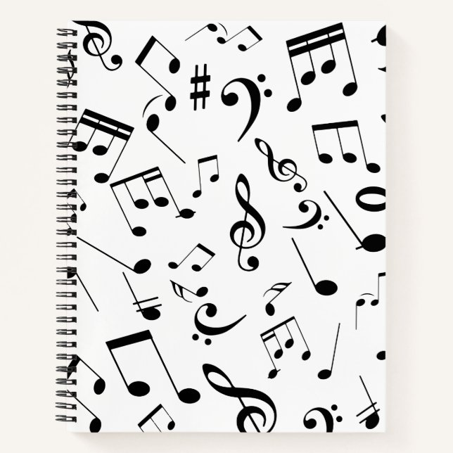 Musical Notes 3 Notebook (Front)