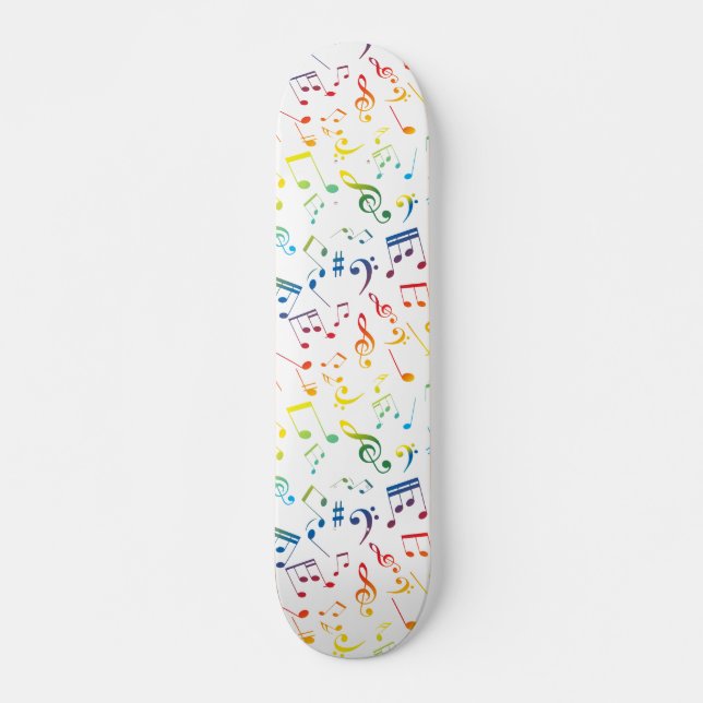 Musical Notes 4 Skateboard (Front)