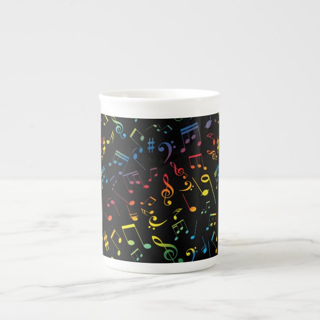 Musical Notes 5 Bone China Mug (Front)
