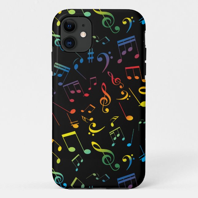 Musical Notes 5 Case-Mate iPhone Case (Back)