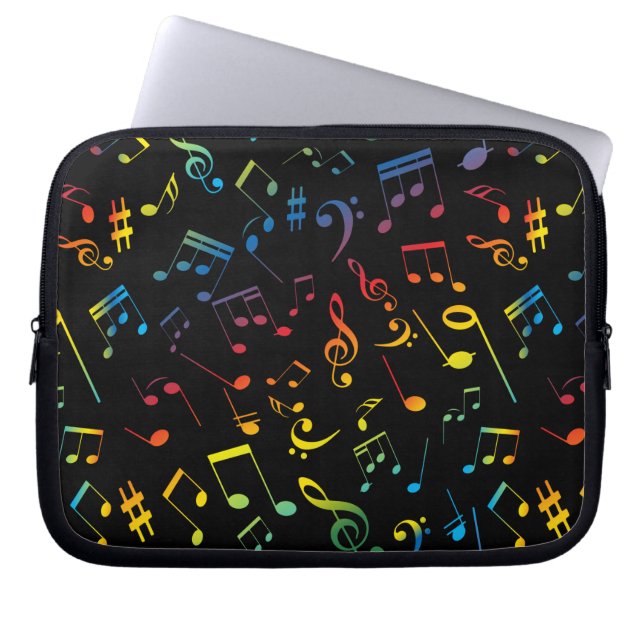 Musical Notes 5 Laptop Sleeve (Front)