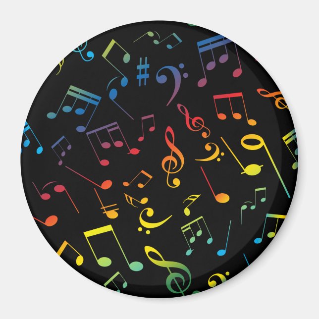Musical Notes 5 Magnet (Front)