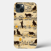 Musical notes and kittens