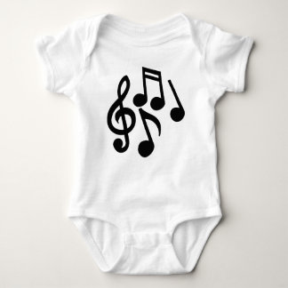 Musical Notes Baby Bodysuit