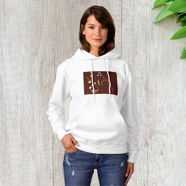 Musical Notes Background Hoodie (Creator Uploaded)