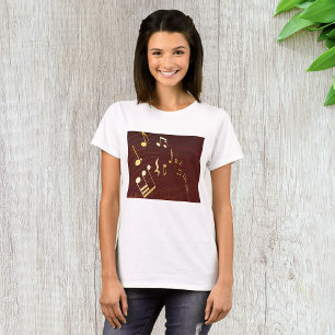 Musical Notes Background T-Shirt
