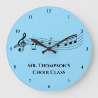 Musical Notes Band Teacher Custom Music Class