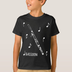 Musical Notes Bassoon T-Shirt
