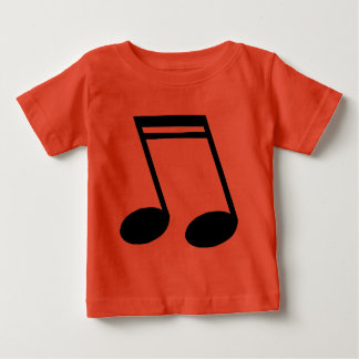 Musical Notes Beamed Semiquavers Baby T-Shirt