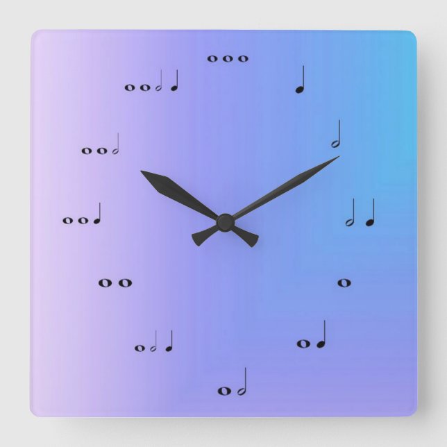 Musical Notes Clock (Front)