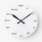 Musical notes clock
