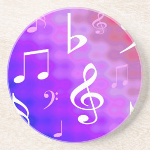 Musical notes coaster
