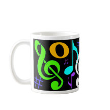 Musical Notes Coffee Mug