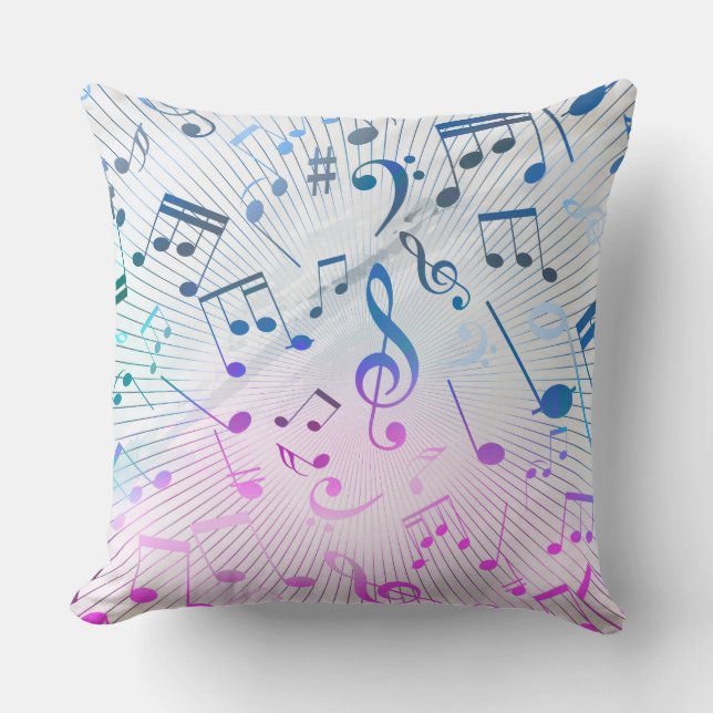 Musical Notes Cushion (Front)