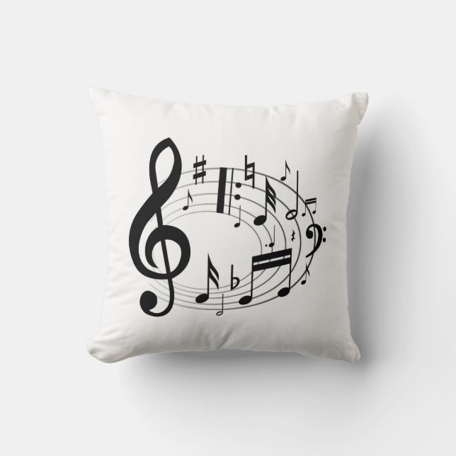 Musical Notes Cushion (Front)