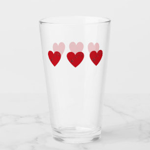 Musical notes in the heart, Glass Cup