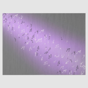 Musical Notes in the moonlight Tissue Paper