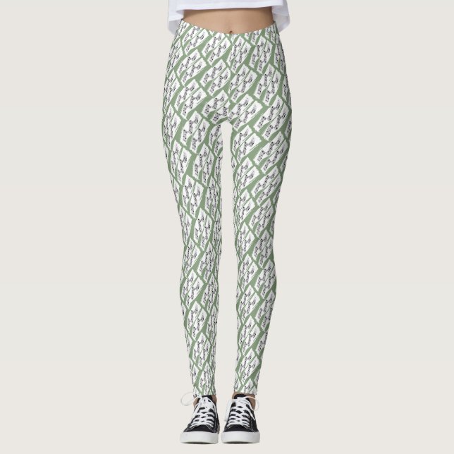 Musical notes leggings (Front)