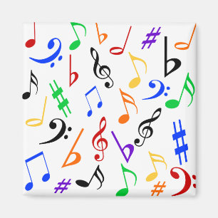 Musical Notes Magnet - Multi