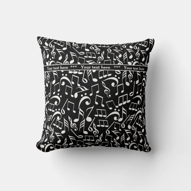 Musical Notes Mix Cushion (Front)