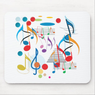Musical Notes Mouse Pad
