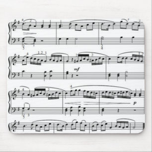 musical notes mouse pad