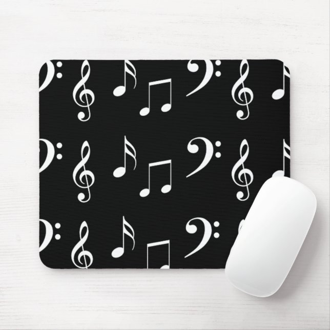 Musical Notes Music Mouse Pad (With Mouse)