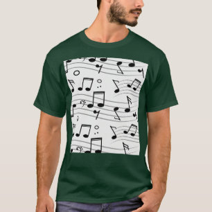 Musical Notes Music Pattern T-Shirt