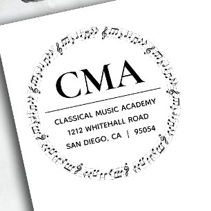 Musical Notes Music Teacher School Self-inking Stamp