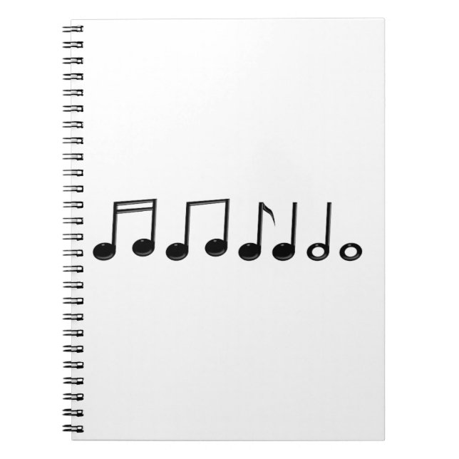 Musical Notes Notebook (Front)