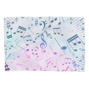 Musical Notes Pillowcase