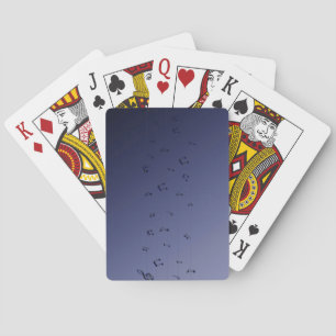 Musical Notes Playing Cards