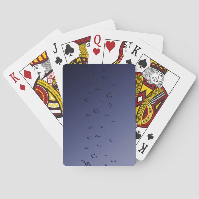 Musical Notes   Playing Cards (Back)