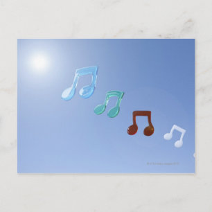 Musical Notes Postcard