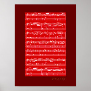musical notes print for walls