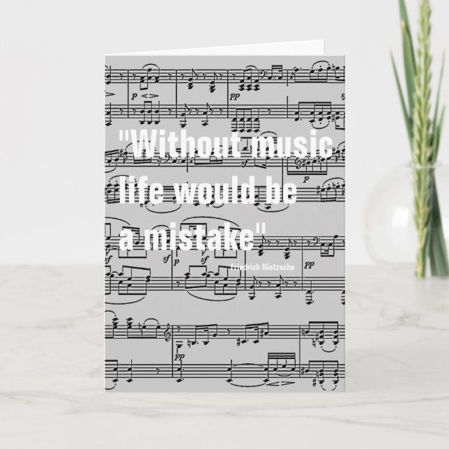 musical notes & quote (Front)