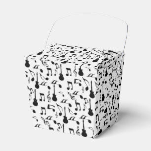 Musical Notes - Sheet Music Design Favour Box